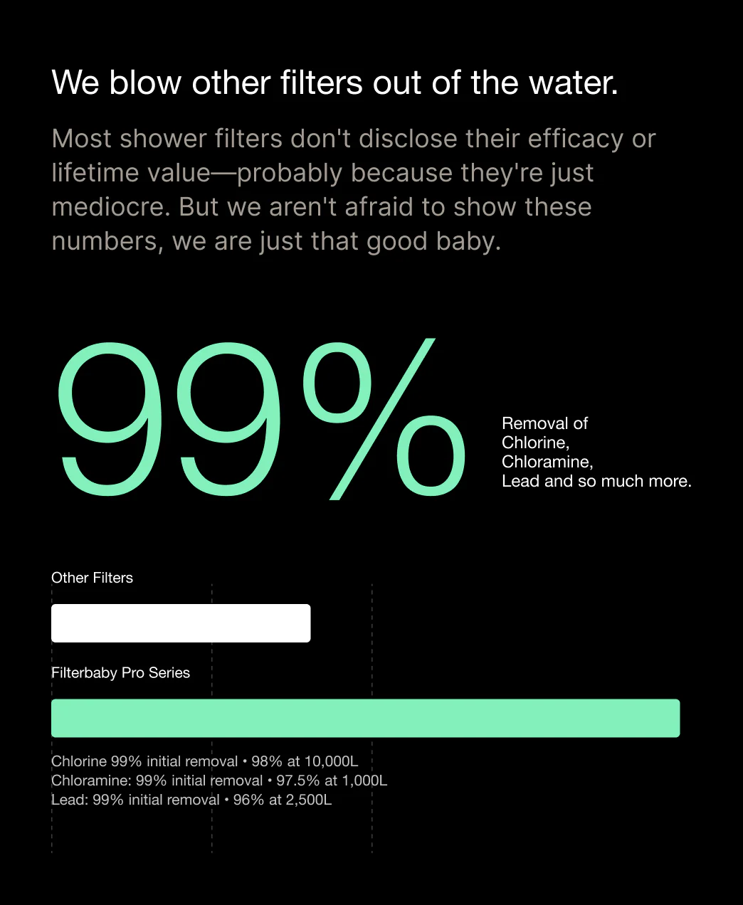 Filterbaby Pro Series Titanium Aluminum Shower Filter (2-Pack) - Image 32